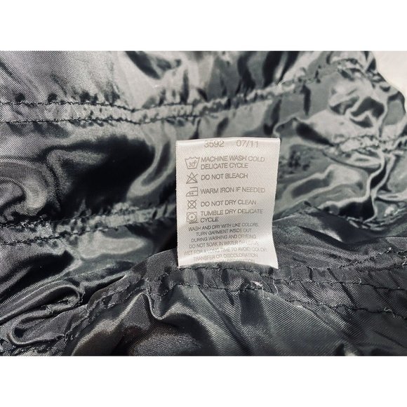 Levis Mens Puffy Long Car Coat Black Full Zip Mens Size XL Jacket Warm Pockets - Picture 8 of 12